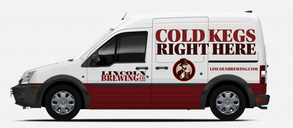 Van design for Lincoln Brewing Col