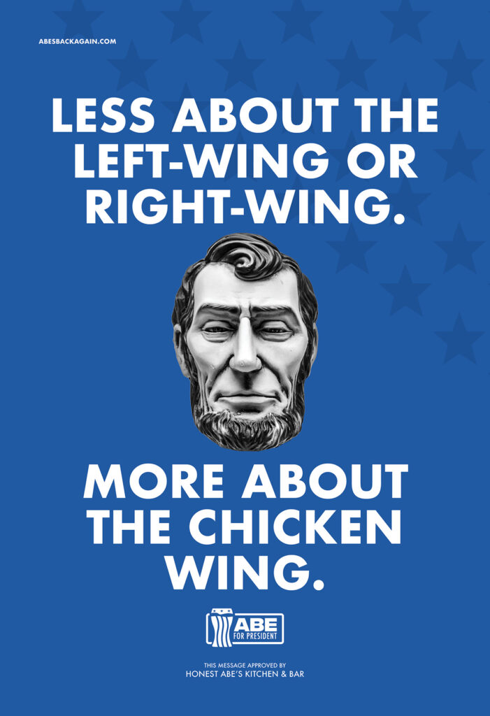 Less about the left-wing or right-wing. More about the chicken wing.