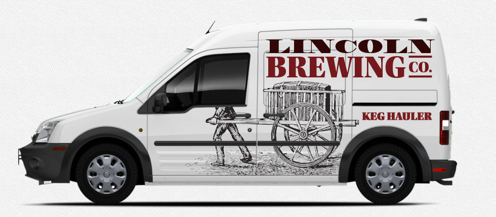 Van design for Lincoln Brewing Col